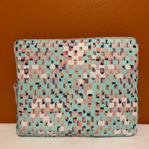 FOSSIL IPAD TABLET Case Squares Blue Multi Zipper